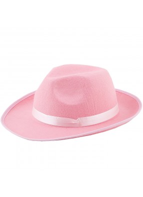 Розовая гангстерская шляпа
