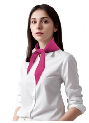 Розовый пионерский галстук из габардина