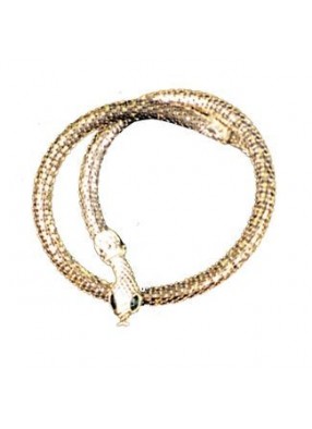 Серебристое ожерелье-змея