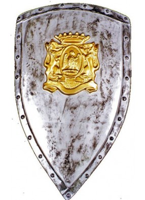 Щит с золотым гербом