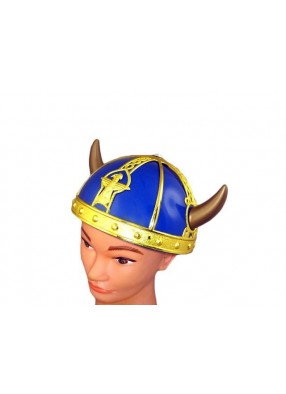 Шлем викинга с золотыми рогами