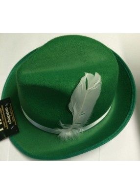 Шляпа для октоберфеста зеленая