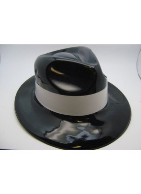 Шляпа гангстера черная