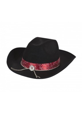 Шляпа Ковбоя с красной тесьмой 1 фото