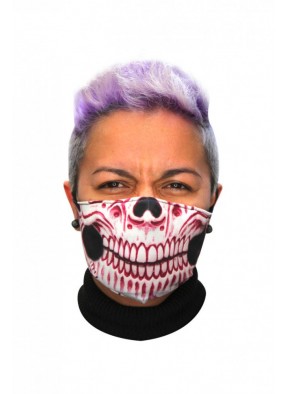 Тканевая маска Мексиканский розовый череп