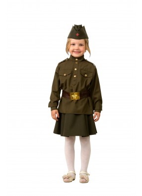 Военный костюм для девочки фото