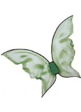 Яркие зеленые крылья бабочки