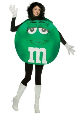 Зеленый костюм MnM фото