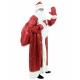 Карнавальный костюм Дед Мороз красный с узорами 1 фото