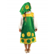 Карнавальный костюм Матрешка зеленая 2 фото