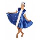 Синее женское платье сказочной царевны