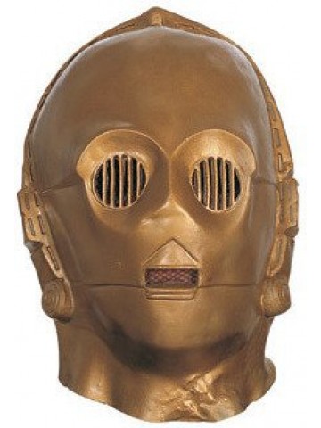 Бронзовая маска Три-пи-о из фильма Звездные войны
