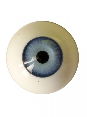 Бутафорский глаз полусфера 24 мм голубой