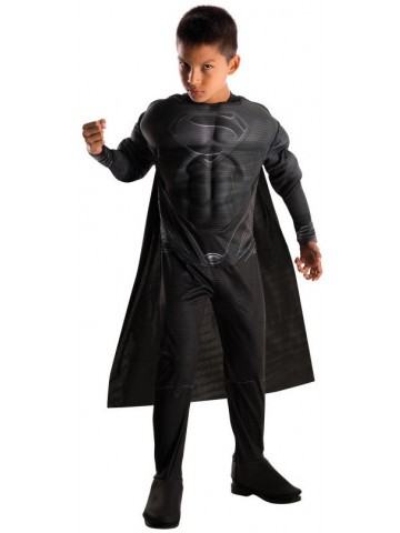 Черный костюм Супермена для мальчика