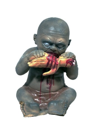 Декорация Ребенок поедающий руку 40 см фото
