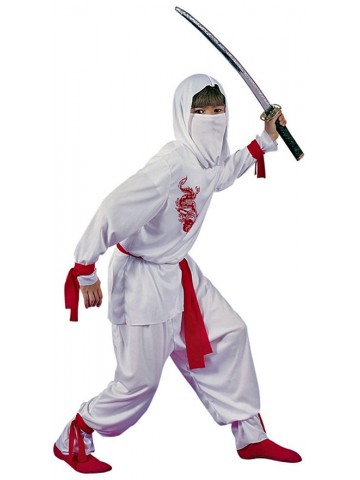 Детский костюм белого Ниндзи
