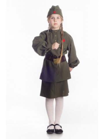 Детский костюм Девочки солдата 3 фото