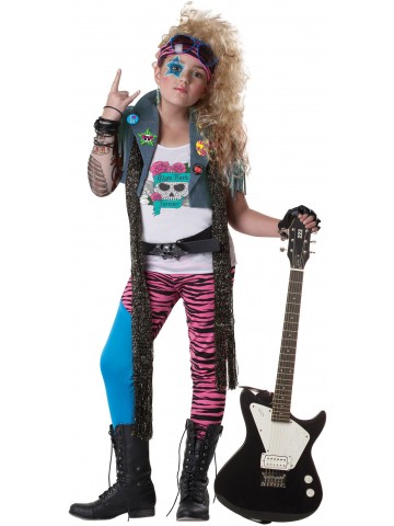 Детский костюм гламурной рокерши 80-х