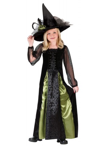 Детский костюм готической ведьмочки фото