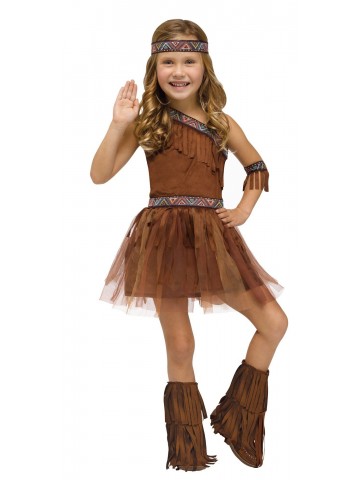Детский костюм индейской девочки фото