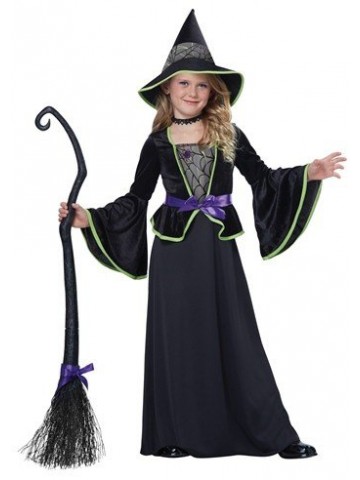 Детский костюм застенчивой ведьмы фото