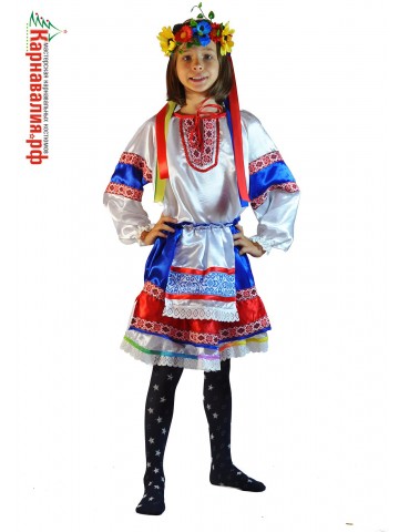 Детский национальный украинский костюм для девочки
