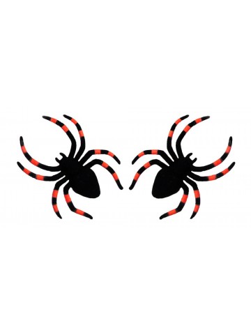 Два красно черных паука