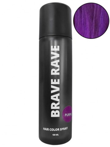 Фиолетовая cпрей-краска для волос и тела 150 мл