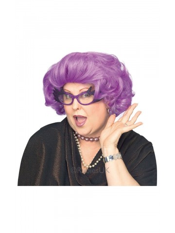 Фиолетовый парик дамочки фото