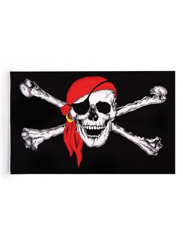 Флаг пирата 45 см