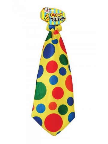 Галстук Клоуна в разноцветный горошек