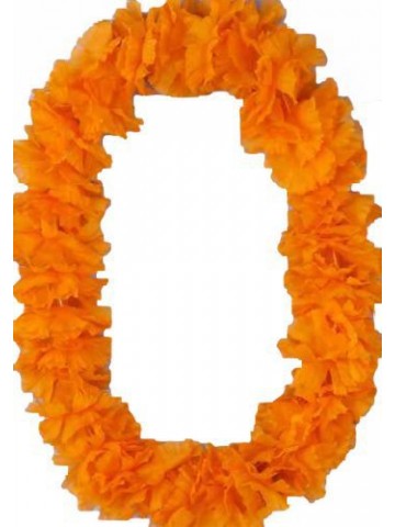 Гавайское ожерелье оранжевое Deluxe