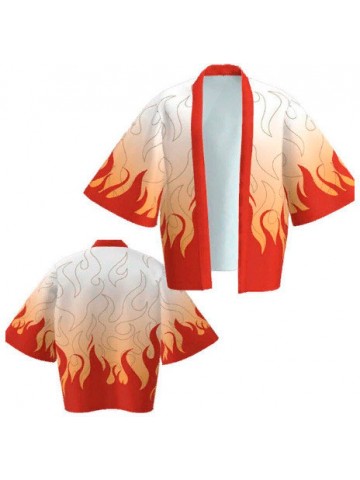 Кимоно-рубашка Наруто огонь