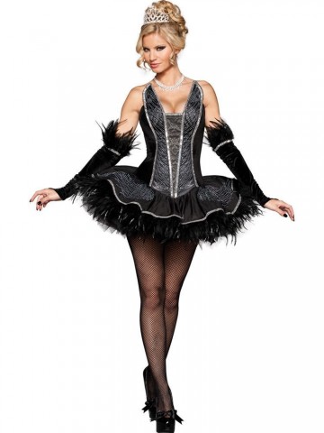 Карнавальный костюм черного лебедя