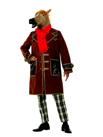 Костюм Конь в пальто коричневый