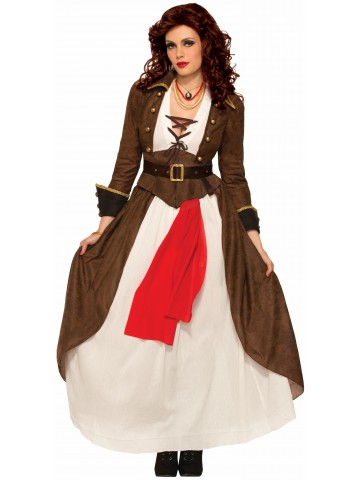 Костюм Сексуальная пиратка в платье взрослый