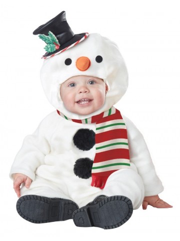 Костюм забавного снеговика для малышей