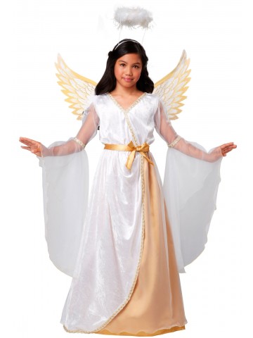 Костюм золотистого Ангела для девочки