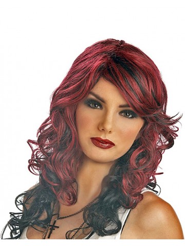 Красный парик рок лисицы