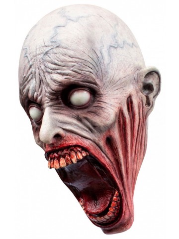 Латексная маска Кусающий зомби
