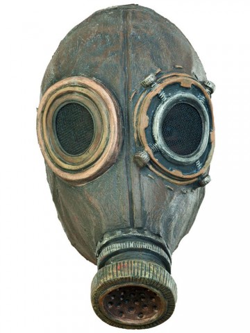 Латексная маска Отработанный противогаз