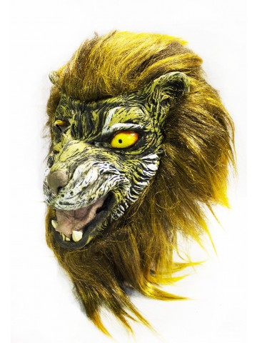 Латексная маска тигра-оборотня фото