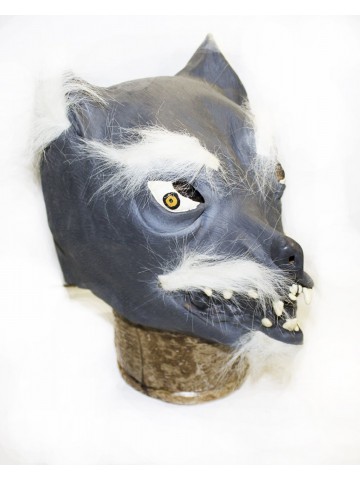 Латексная маска волка фото