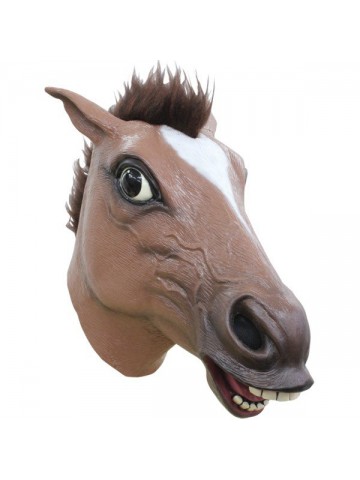 Лошадь коричневая взъерошенная 1 фото