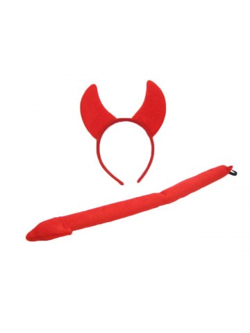 Набор дьявола: красные рожки и хвост
