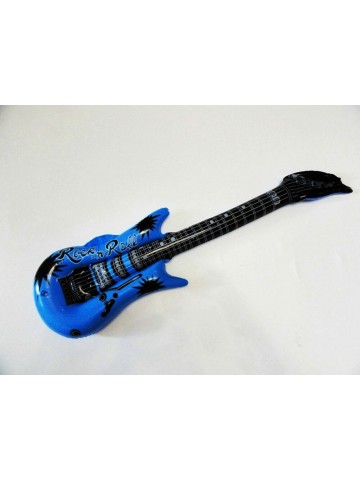 Надувная гитара синяя