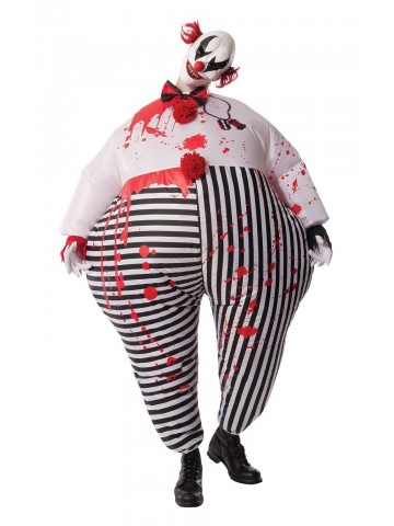 Надувной костюм кровожадного клоуна фото