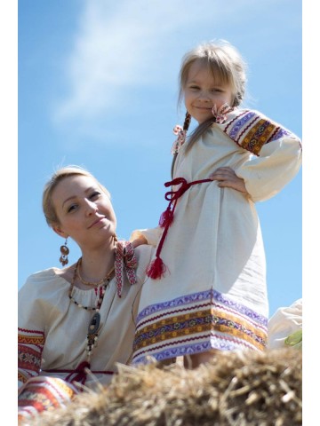 Народная русская рубаха детская