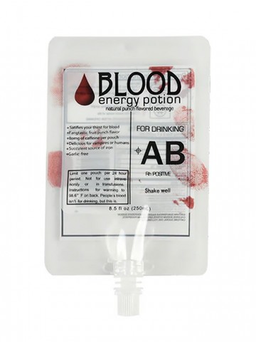 Пакет для крови на Хэллоуин контейнер для напитков 1 шт