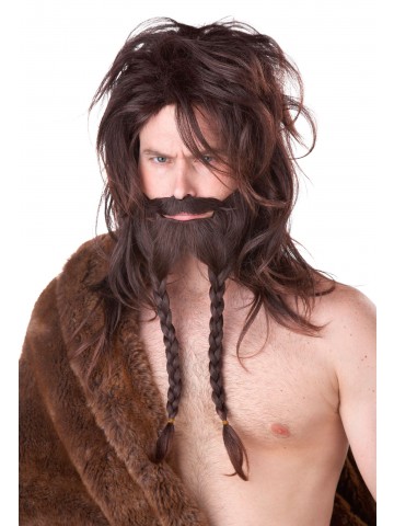 Парик и борода сурового викинга